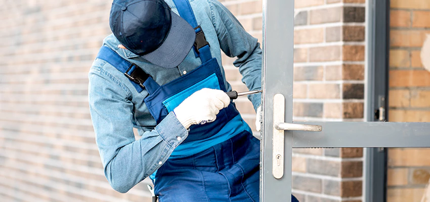 Pivot Storefront Door Locks Installation in Port Hueneme, California